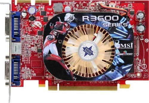 Radeon HD3650 Pcie 512MB GDR3 Tv Out Dual Dvi Overclocked 256BIT On Sale
