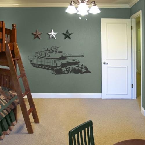 Camo Military Tank Sudden Shadows Wall Decor