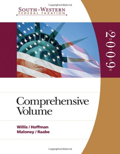 south western federal taxation comprehensive 2009 with taxcut tax preparation software cd rom