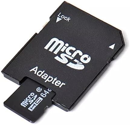 KOOEOY 64GB Class 10 microSDHC Memory Card for Smartphones, Tablets, Cameras, GPS - with SD Adapter