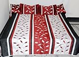 Silk bed sheet Bedspread with Pillow & Cushion Covers