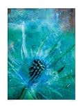 Blue Thistle Art Print Poster By Ian Winstanley, 23.5 