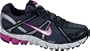 Nike Women's NIKE AIR PEGASUS+ 26 GTX WOMEN'S RUNNING SHOES 9.5 (BLK/MET SLVR/ANTHRCT/NW MGN)