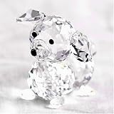 LEAD CRYSTAL POODLE DOG ORNAMENT
