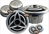 Kicker KM620.2 Livin  Loud 6 inch 2-Way Marine Component Speaker System 195 Watts RMS