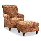 Fairfield Chair 1459-01 9740 / 1459-20 9740 Ike High Back Lounge Chair and Ottoman Set