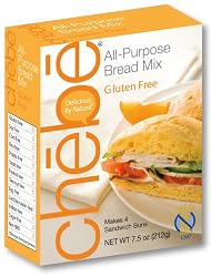 Chebe Bread All-Purpose Mix, Gluten Free, 7.5-Ounce Bags (Pack of 8)
