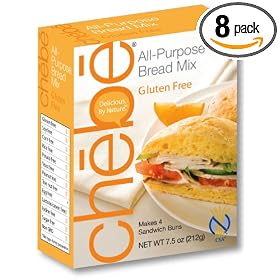 Chebe Bread All-Purpose Mix, Gluten Free, 7.5-Ounce Bags (Pack of 8)