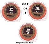 Colonel Ichabod Conk Amber Super Bar Shave Soap Large 3-3/4 Oz Size **Set of 3**