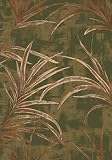 Milliken 7428C/77 Pastiche Rain Forest Deep Olive Oval Rug Size: Oval 7'8
