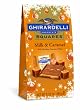 Ghirardelli Chocolate Squares, Milk Chocolate with Caramel Filling, 5.32-Ounce Bags (Pack of 6)