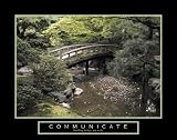 Communicate Bridge Motivational Poster Office Decor Inspirational Art Print