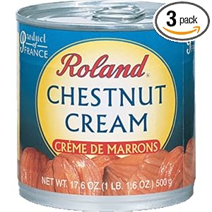 Roland Cr�me De Marrons Chestnuts, 17.6-Ounce Cans (Pack of 3) by Roland