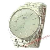 NEW Elegant and Slim Q&Q Mens Water Resistant Dress Watch by Q&Q