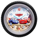 Disney Cars Tire Shaped Wall Desk Clock