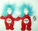 Thing 1 & Thing 2 Plush Dr. Seuss Landing Figures 6"
