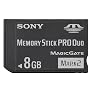 Sony 8GB Memory Stick Pro Duo Mark 2