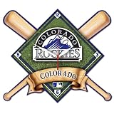 MLB Colorado Rockies High Definition Clock