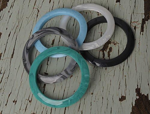 Teethease Round Bangles Toy, Pearl