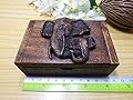 Box Wood Vintage Wooden Antique Trinket Jewelry Storage Handmade Keepsake Art