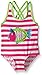 Wippette Girls' Baby Stripes with Fish Applique Swimsuit