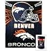 Denver Broncos Super Soft Fleece Blanket (Measures Approx. 50" x 60")