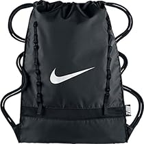 Nike Brasilia 7 Gymsack Backpack (Classic Black with Signature White Swoosh)
