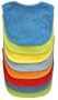 Neat Solutions 8 Pack Multi-Color Solid Knit Terry Feeder Bib, Boy