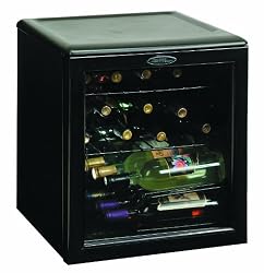 Danby DWC172BL 1.8-Cu.Ft. 17-Bottle Counter-Top Wine Cooler, Black