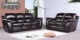 3 & 2 Seater Luxury Brown Leather Royale Sofas