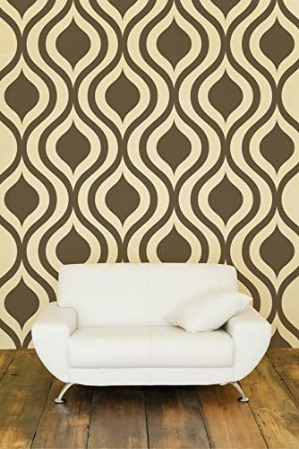 Mid Century Modern Wall Decor, Ogee Wall Decal, Geometric Wall Decor, Modern Wall Decor, Modern Nursery Decor, Home…