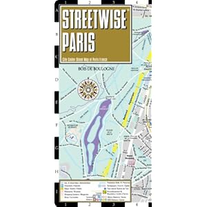 Streetwise Paris Map - Laminated City Center Street Map of Paris, France