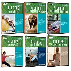 6 pack of Pilate DVDs Videos DVDs