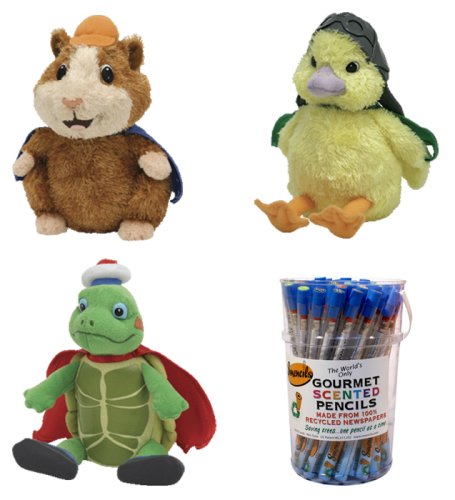 TY WONDER PETS + GOURMET SCENTED PENCIL
