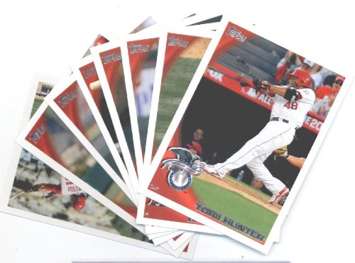 2010 Topps Baseball Cards Los Angeles Angels Team Set Update (Series 3) - 8 Cards including Torii Hunter, Peter Bourjos Rookie Card, Hideki Matsui, Brian Stokes, Bobby Wilson & more!