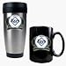 Tampa Bay Rays 2008 American League Champions Stainless Steel Travel Tumbler and Ceramic Mug Set