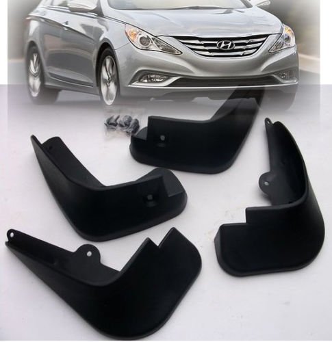 Car parts Racing OEM Black Rear Mudguard Mud Flaps Splash Guard Fit For HYUNDAI SONATA 2011 2012 2013