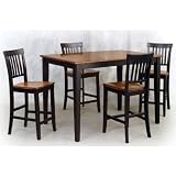 Lifestyle California Hermosa Counter Height Dining Table with 18 inch Leaf