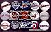 Set of 15 San Diego Padres Pins 1.25