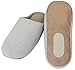 ULTRAIDEAS Unisex Soft Cotton Washable Slip on Stripe Indoor Slippers with Slip-Resistant Suede Sole (M /6-9 B(M) US, Blue)