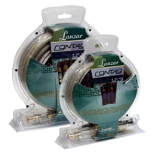 Lanzar LQ43 Contaq 4 Gauge Power and Speaker Amp Kit