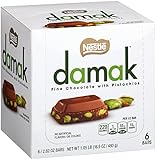 Nestle Damak Fine Chocolate with Pistachios, 2.82 Ounce (Pack of 6)