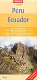 Peru and Ecuador maps including Galapagos