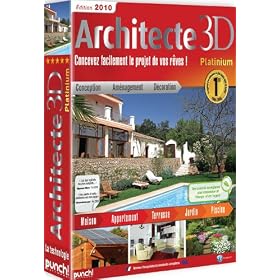 Architecte 3D Platinum 2010 - Ensemble complet - 1 licence - DVD - Win - fran�ais