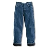 Carhartt Fleece Lined Straight Leg Work Jean b155 by Carhartt