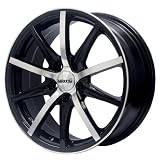 15x6.5 Maxxim Nolimit (Black Machined) Wheels Rims 4x100 114.3 (NL65D04385) by Maxxim