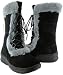 BEARPAW Women's Altai Boot,Black,9 M US