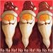Serviette Ho Ho Ho ! red