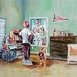 Alabama Painting - Dream of Crimson