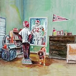 Alabama Painting - Dream of Crimson
